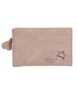 Lorenz Purse - Medium - with Zip Round Coin Section & Cat Feature Detail